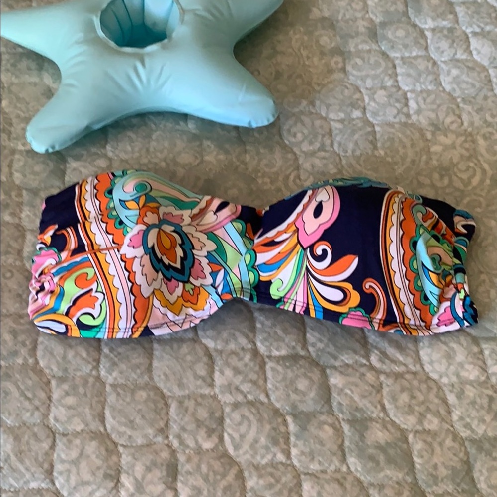 Tommy Bahama paisley bandeau bikini top